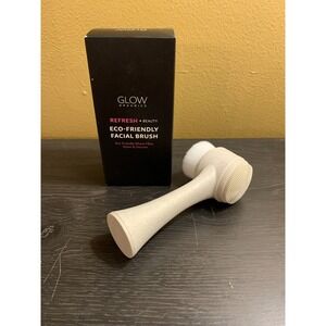 Glow Organics Eco-Friendly Facial‎ Brush With Wheat Fiber Nylon & Silicone